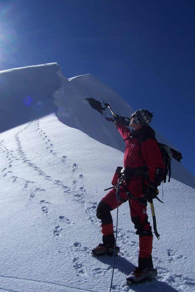 Route to the Summit of Little Alpamayo