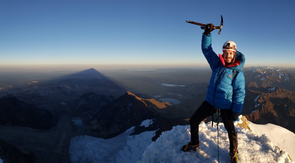 Huayna Potosi summit.