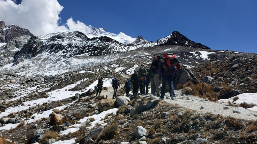 Huayna Potosi, Ascent High Camp.